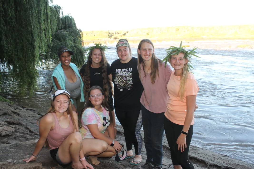 Bushman rock art activity